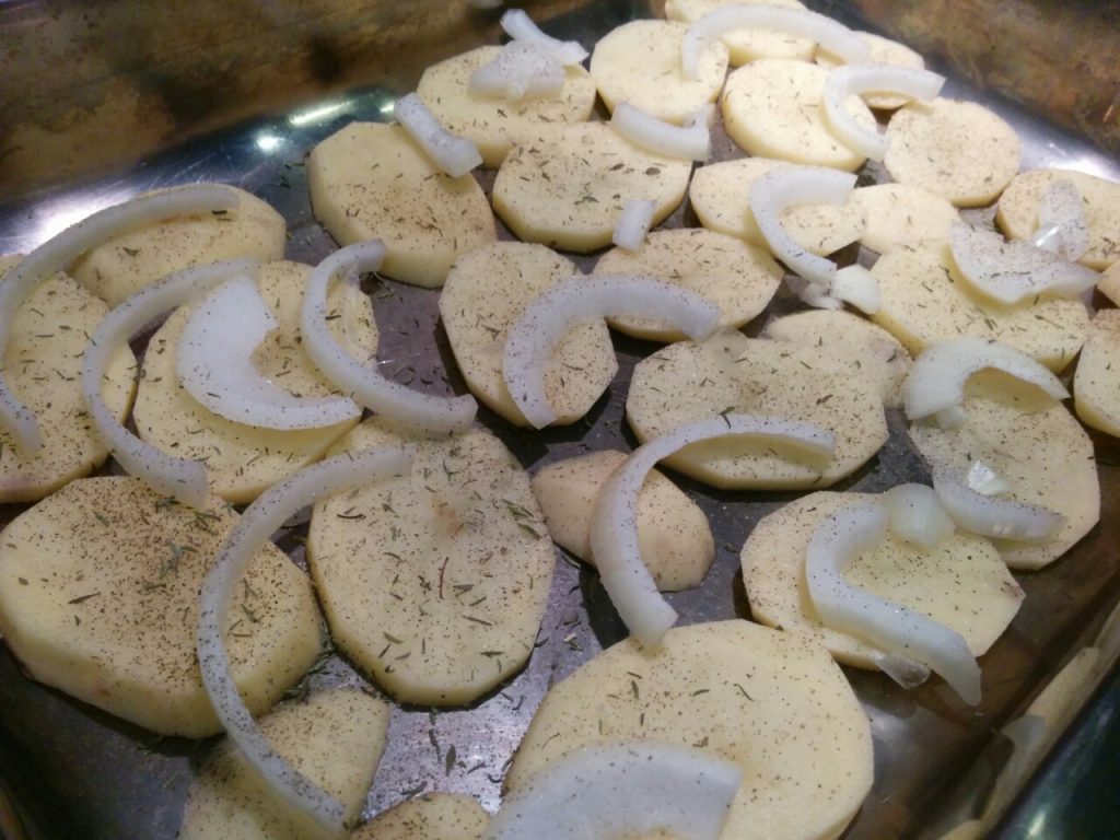 Onions and thyme